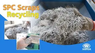 SPC/WPC composite scrap grinding waste plastic recycling crusher pulverization machine#recycling