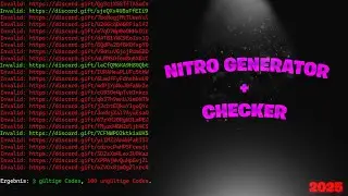 777 | Service     Nitro Generator + Checker 2025 working | ✅