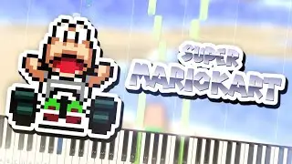Super Mario Kart - Koopa Beach Theme Piano Tutorial Synthesia