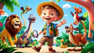 Animal Adventure - Let's Explore the Jungle! | Kids song | Favorite Children's Song