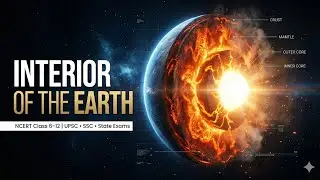 हमारी Earth अंदर से कैसी दिखती है? | Interior of the Earth | NCERT 6–12 | UPSC