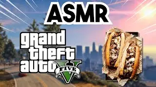 ASMR Gaming 😴 Grand Theft Auto V [GTA V Online] (Mukbang & Whisper)