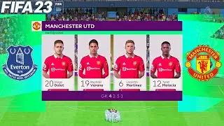 FIFA 23 | Everton vs Manchester United - Premier League Match - PS5 Full Match & Gameplay