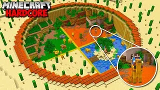 Я построил приют для верблюдов в Minecraft 1.20 Hardcore