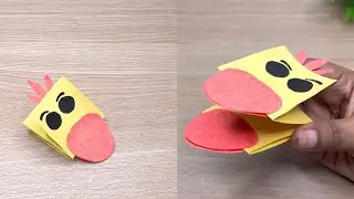 Interactive Duck Puppet 🧻 | Creative Paper Craft for Children