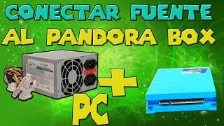 como conectar pandora box a fuente de poder
