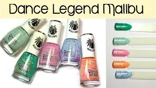Свотчи и обзор лаков Dance Legend Malibu