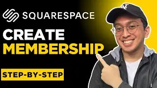 How to Add Membership in Squarespace Website | Create Membership in Squarespace