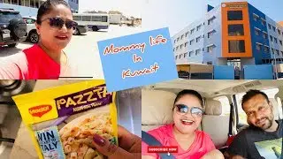 Suddenly going to Bhavan's School On Weekend |Making Maggi PAZZTA Mashroom Penne / Kuwait vlogs