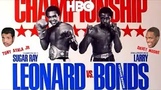 Sugar Ray Leonard vs Larry Bonds HBO 1080p 60fps (+Tony Ayala Jr and Davey Moore)