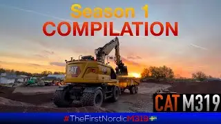 The First Nordic M319 Season 1 Compilation #rototilt #tiltrotator #cat #caterpillar #excavator