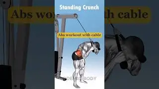 Abs workout with cable 🔥 #absworkout #gym #fitnessmotivation #shortviral