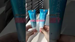 Spot the counterfeit! #biore #sunscreen #fakeskincare #jbeauty #japaneseskincare #bioresg