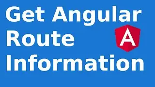 Angular 13 Tutorial for Beginners:  How to get Angular route information | name and id parameter