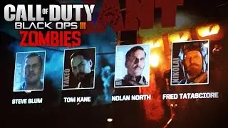 ALL 9 BO3 ZOMBIES CHARACTERS!!! 'Shadows of Evil' & 'The Giant' Maps! (Black Ops 3)