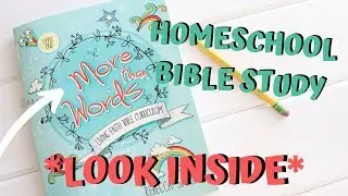 More Than Words Bible Study Review and Flip Through | More Than Words Level 1 | Homeschool Bible
