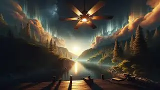 Soothing Ceiling Fan Hum for Deep Sleep and Relaxation