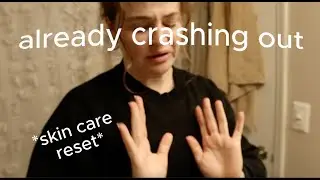 new year crashout + skincare reset | weekend vlog