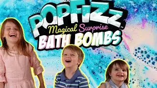 Homemade bath bombs with a DIY kit from PopFizz