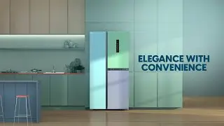 Walton 3-Door Side by Side Refrigerator  | No-Frost & Inverter WNI-5F0 | ওয়ালটন তিন দরজার ফ্রিজ