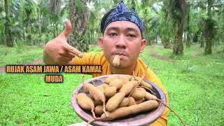 Mukbang Rujak Buah Asam Jawa! Asam Pedasnya Bikin Merem 🤯🔥