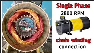 Single phase Chain Winding connection 2800rpm 220v