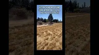 Hitting homemade jump (CRASH) #honda #surron #dirtbike #fyp #viral