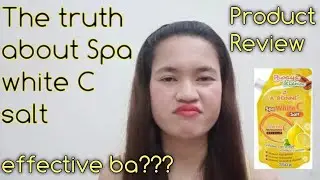 Product Review | The truth about abonne spa white C salt | Body Scrub