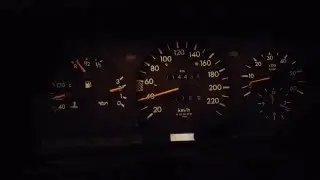 Mercedes E 300 Turbo Diesel 4matic 0-120 acceleration W124 1994