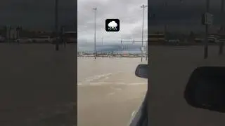 Dubai Rain Flood Today 🌧️ #dubaiflood #dubairain #dubai #uae #uaerain #rain #flood #dubaiairport