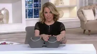 Steel by Design Bezel Set Crystal Popcorn Necklace on QVC