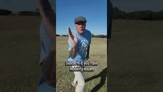 How to throw a sidearm/forehand if you have a mobility or flexibility issue in disc golf