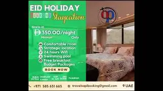 UAE seamless travels and Staycation arrange with us!