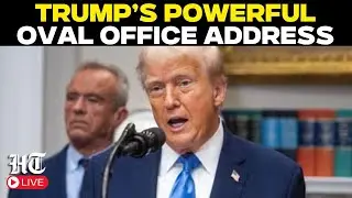 Live | Donald Trump Issues Important Update From Oval Office | Trump Latest News | White House