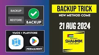 NEW BACKUP TRICK IN 8 BALL POOL | HOW TO MAKE A BACKUP | VMOS PRO 2024 | Shahmim xD