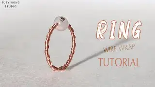 Agate Seamless Wire Wrap Ring Tutorial| Easy Ring| DIY Ring| DIY Jewelry| How to make
