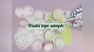 washi tape samples