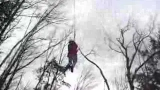 New Hampshire Winter Ziplining
