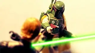 Star Wars: Luke Skywalker vs. Boba Fett [Short Stop-Motion]