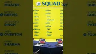 CSK Squad full players list 2026 #cricket #cricket #cricketlover #ipl #bcci #cr7