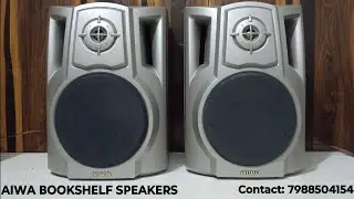 AIWA BOOKSHELF SPEAKERS SOLD OUT TO Mr. ZIA JAFRI FROM AHEMDABAD