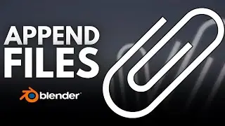 Научитесь добавлять файлы в Blender!