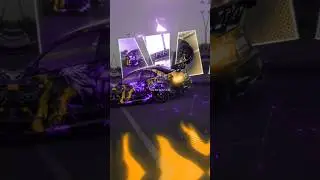 BMW M4 Custom Graffiti Wrap 🔥 | Purple & Yellow Beast 🎨 Part 29