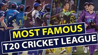 Most Famous T20 Cricket League In The World | TOP 10