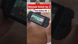 Совет 3 для Nintendo Switch &mdash; экономьте заряд батареи 🔋 #шорты