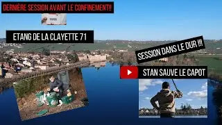 Ludo et Stan // Session carpe &eacute;tang de la clayette .  Une session bien partie, mais tout va basculer