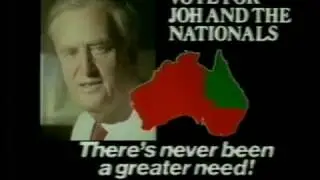 Joh and the Nationals (Australian ads - 1986) x2