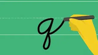How to write a cursive letter 