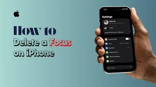 Как удалить фокус на iPhone