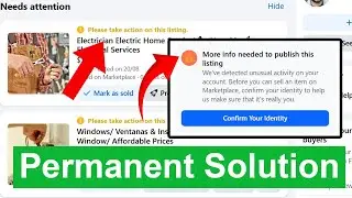 Need Attention Solution | Facebook Marketplace Work | FB Marketplace